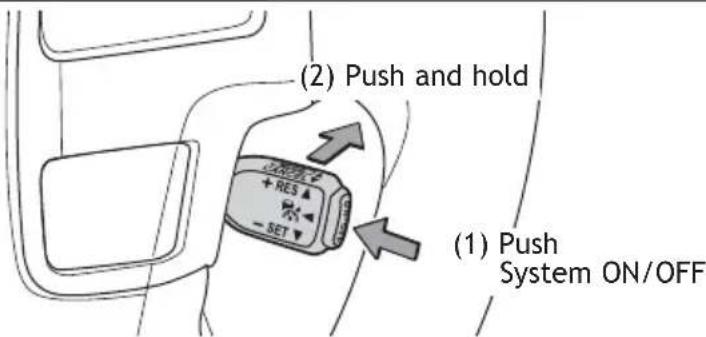 TOYOTA Land Cruiser (2013) - Fixed speed mode - 2