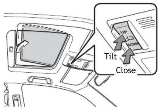 TOYOTA Land Cruiser (2013) - Sliding operation Tilting operation - 2