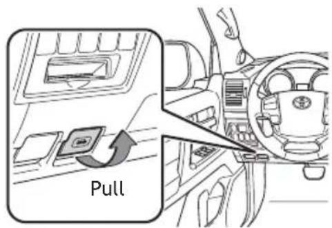 TOYOTA Land Cruiser (2013) - Hood release - 1
