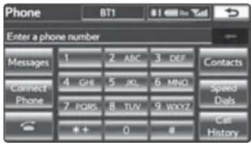 TOYOTA Land Cruiser (2013) - Telephone controls (Bluetooth®) - 1