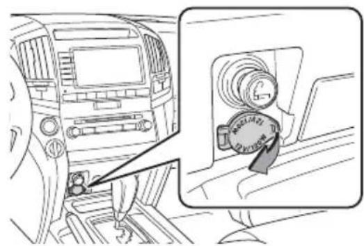 TOYOTA Land Cruiser (2013) - Power outlets-12V DC - 1