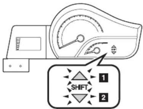 TOYOTA iQ (2010) - Gear Shift Indicator - 1