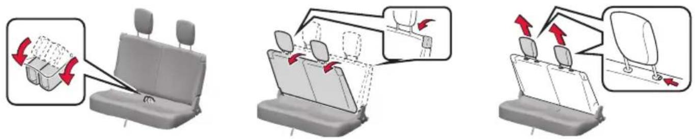 TOYOTA iQ (2010) - Seat and seat belt adjustment - 4