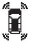 TOYOTA Land Cruiser (2011) - Sensor detection display, obstacle distance - 1