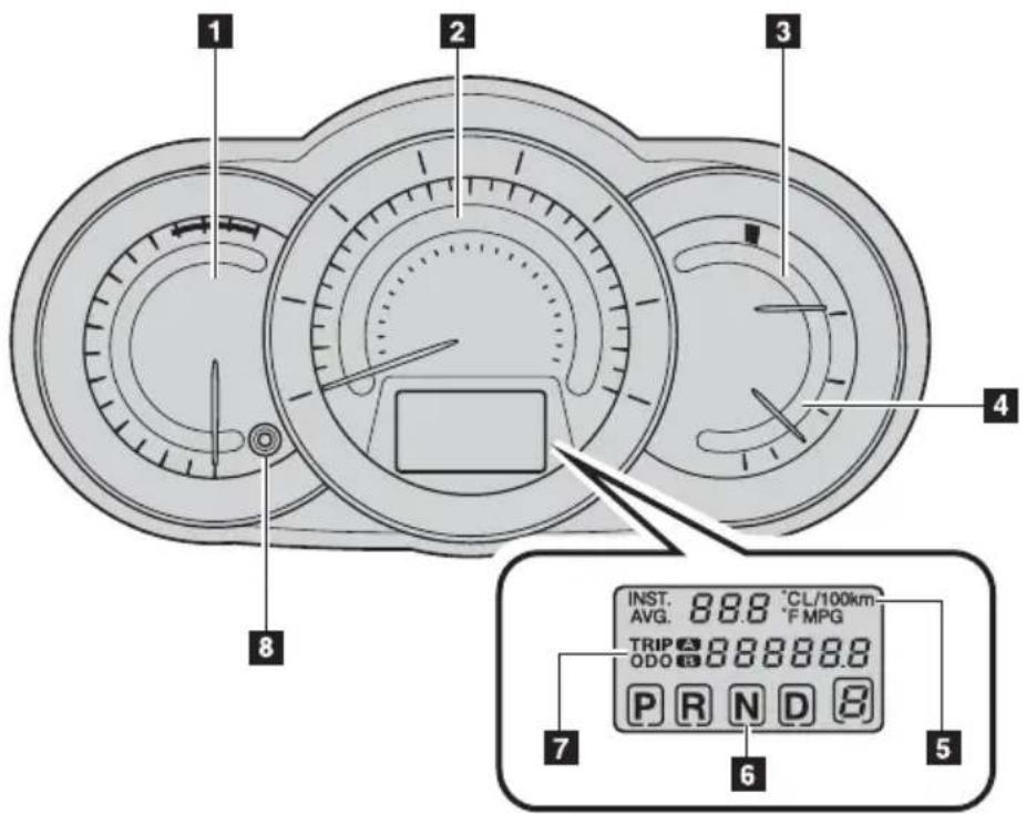 TOYOTA RAV4 (2011) - ■After adjusting the steering wheel - 1