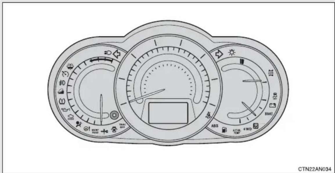 TOYOTA RAV4 (2011) - Indicators and warning lights - 1