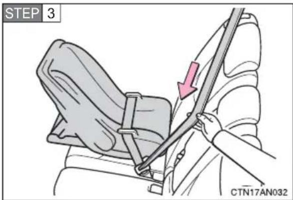 TOYOTA RAV4 (2011) - ■ Rear facing — Infant seat/convertible seat - 3