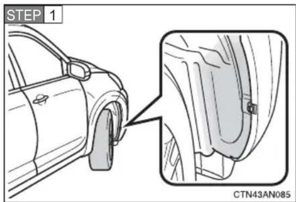 TOYOTA RAV4 (2011) - ■ Front turn signal, parking and front side marker lights - 5