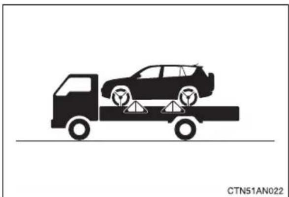 TOYOTA RAV4 (2011) - Using a flat bed truck - 1