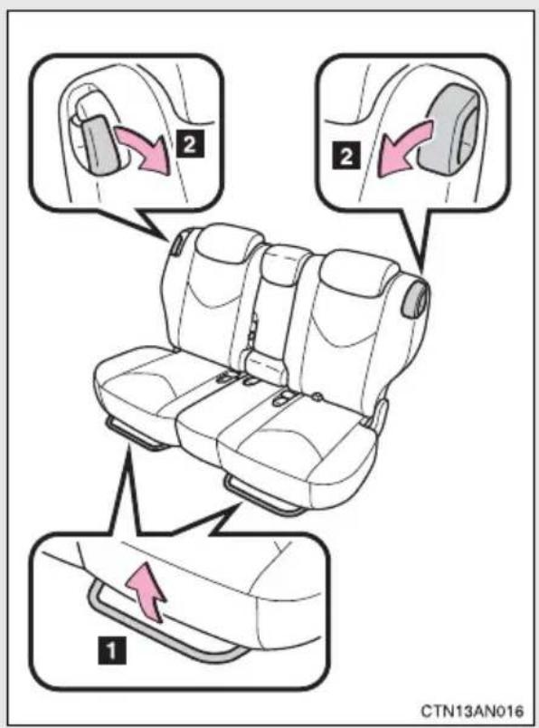 TOYOTA RAV4 (2011) - Second seats - 1