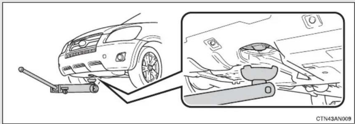 TOYOTA RAV4 (2011) - ■When closing the hood - 1