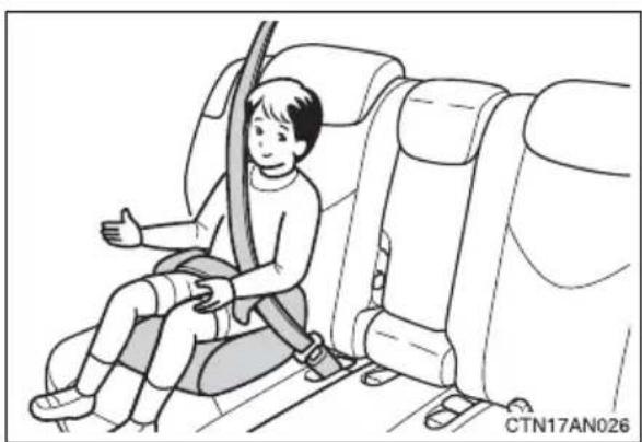 TOYOTA RAV4 (2011) - Types of child restraint - 3
