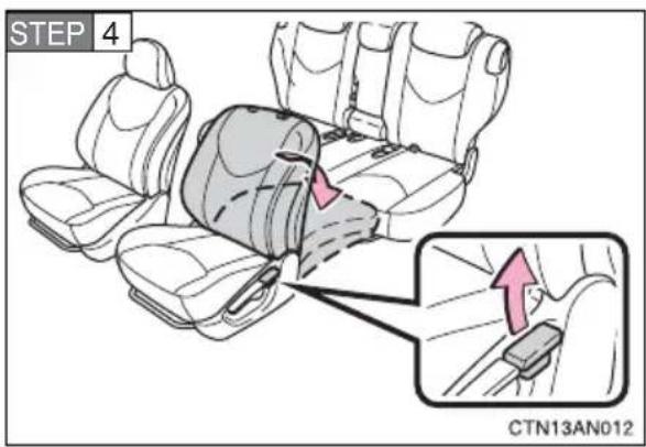 TOYOTA RAV4 (2011) - Flattening front seatbacks - 2