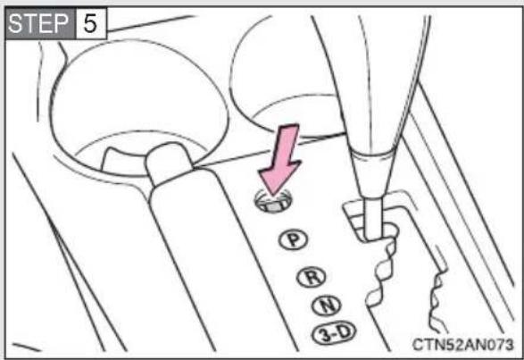 TOYOTA RAV4 (2011) - If the shift lever cannot be shifted from P - 2