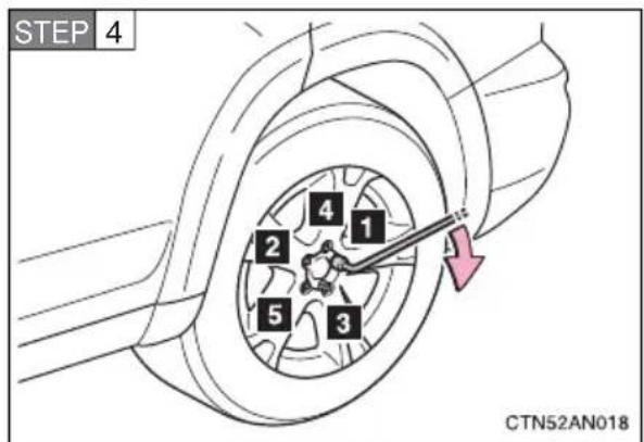 TOYOTA RAV4 (2011) - 5-2. Steps to take in an emergency - 1