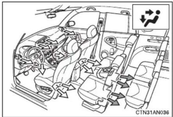TOYOTA RAV4 (2011) - ■Changing the air outlets - 6