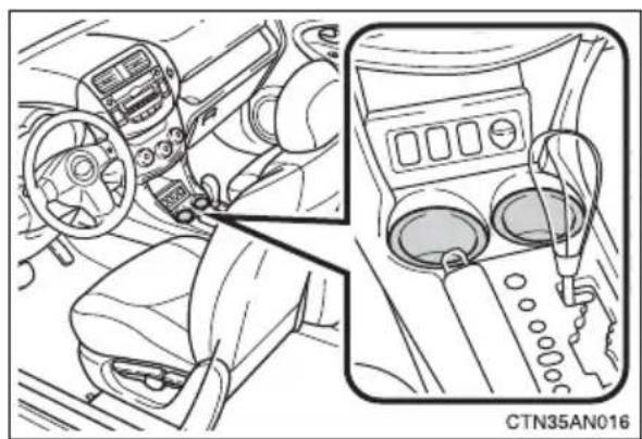 TOYOTA RAV4 (2011) - Cup holders - 1