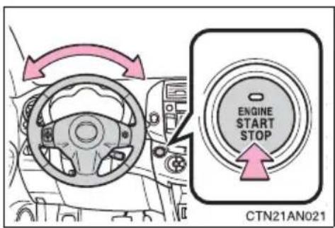 TOYOTA RAV4 (2011) - ■Steering lock release - 1