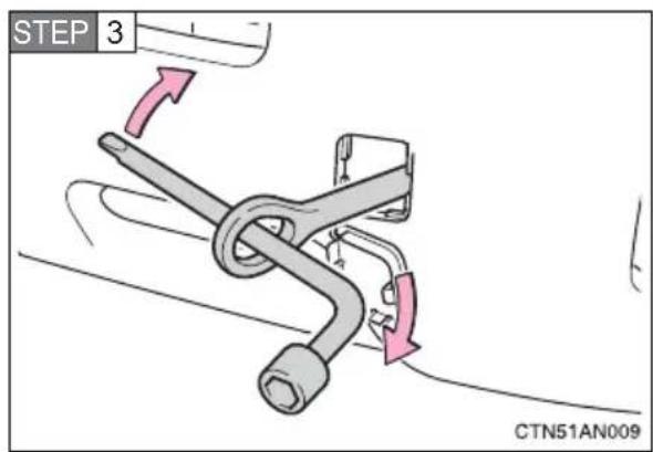 TOYOTA RAV4 (2011) - Installing towing eyelet - 3