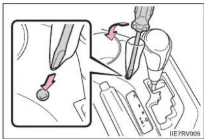 TOYOTA RAV4 (2013) - If the shift lever cannot be shifted from P - 1