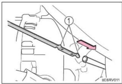 TOYOTA RAV4 (2013) - ■ Checking the engine oil - 2