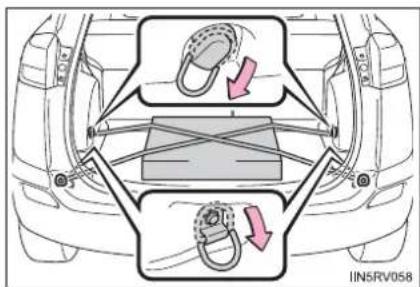 TOYOTA RAV4 (2013) - Cargo hooks - 1