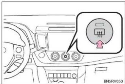 TOYOTA RAV4 (2013) - Rear window and outside rear view mirror defoggers - 1