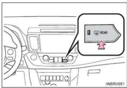 TOYOTA RAV4 (2013) - Rear window and outside rear view mirror defoggers - 2