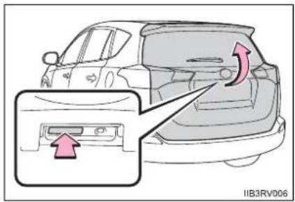 TOYOTA RAV4 (2013) - ■Back door opener - 1