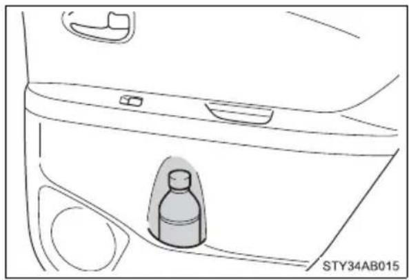 TOYOTA Yaris (2010) - Bottle holders - 3