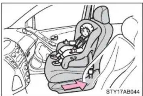 TOYOTA Yaris (2010) - ■When installing a child restraint system - 2