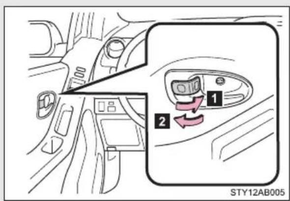 TOYOTA Yaris (2010) - Inside door lock button - 1