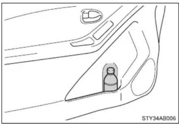 TOYOTA Yaris (2010) - Bottle holders - 1