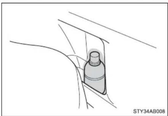 TOYOTA Yaris (2010) - Bottle holders - 2