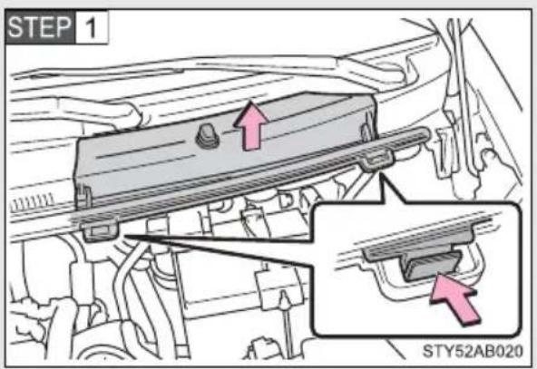 TOYOTA Yaris (2010) - If the vehicle battery is discharged - 1
