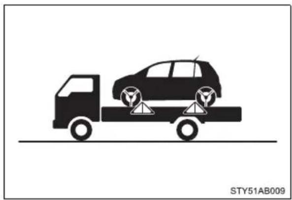 TOYOTA Yaris (2010) - Using a flat bed truck - 2