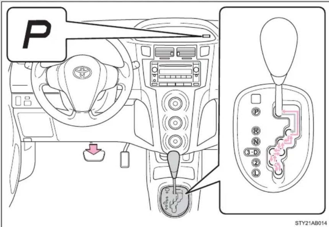 TOYOTA Yaris (2010) - ■When starting the engine - 1