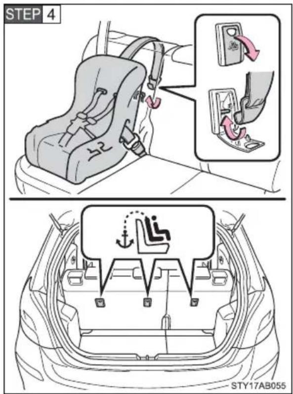 TOYOTA Yaris (2010) - ▶ Split rear seats (type B) - 1