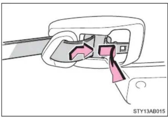 TOYOTA Yaris (2010) - Extracting the belt - 1