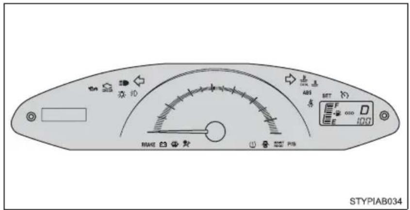 TOYOTA Yaris (2010) - Instrument cluster - 2