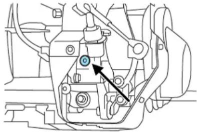 FORD Fiesta (2009) - Checking and adding manual transmission fluid (if equipped) - 1