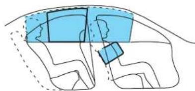 FORD Fiesta (2009) - Side-curtain airbag system - 3