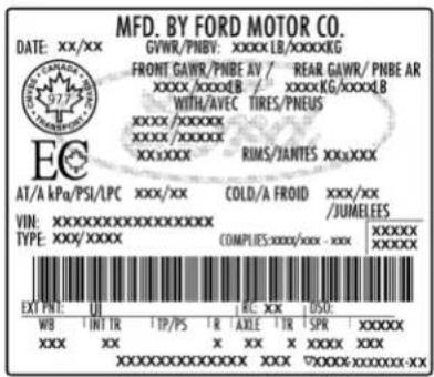 FORD Fiesta (2009) - Tires, Wheels and Loading - 2