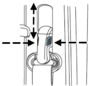 FORD Focus (2011) - Front safety belt height adjustment - 1