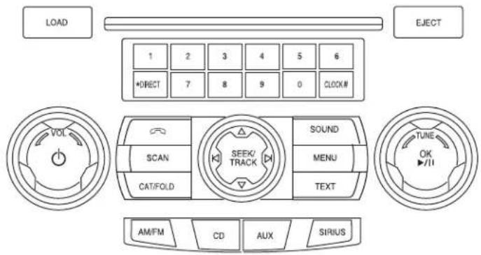 FORD Focus (2011) - AM/FM/single CD satellite compatible sound system - 1