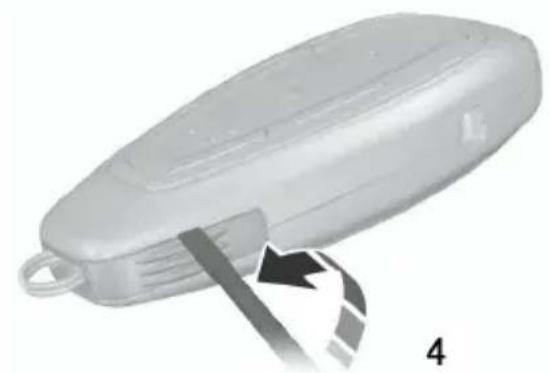 FORD Galaxy (2011) - Remote control with a folding key blade - 6