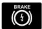 FORD Galaxy (2011) - Electric parking brake (EPB) warning lamp - 1