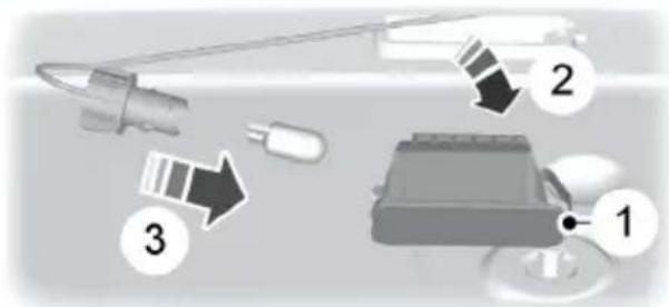 FORD Galaxy (2011) - Number plate lamp - 1