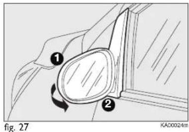 FORD Ka (2011) - With electrical adjustment fig. 26b - 4