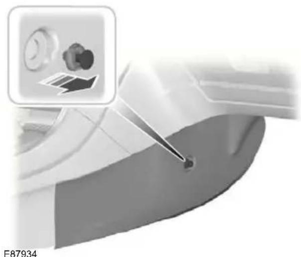 FORD Mondeo (2007) - Emergency park position release lever - 1